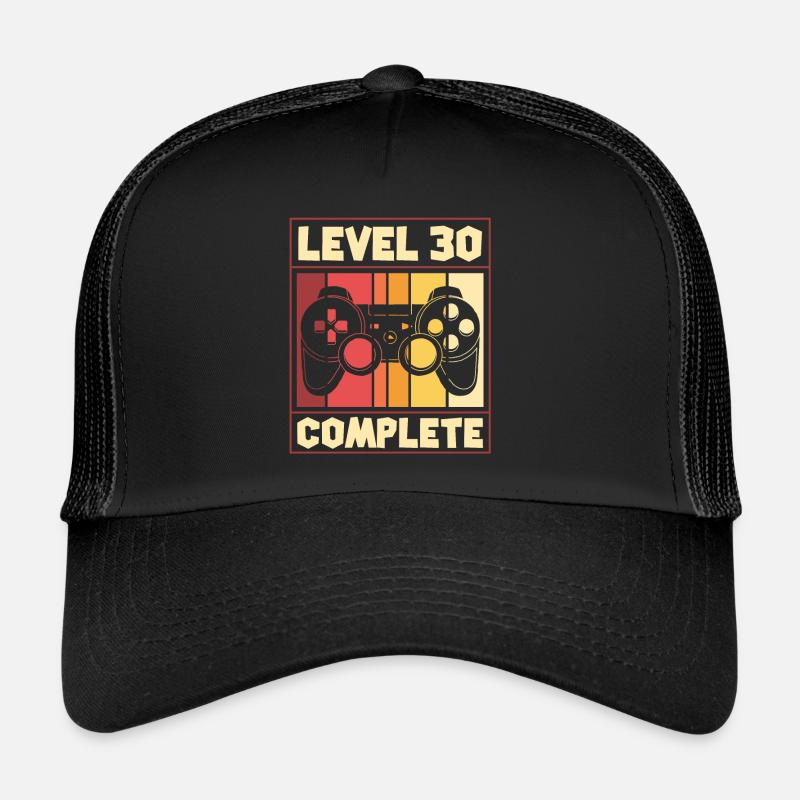 Niveau 30 complet - jeux, anniversaire Casquette trucker 