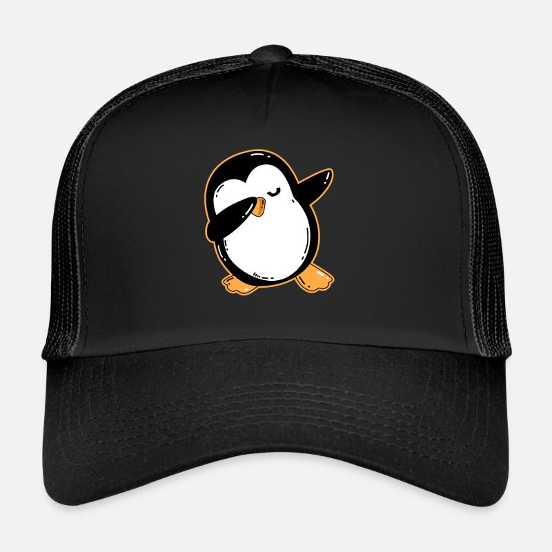 Pingouin tamponnant Casquette trucker 