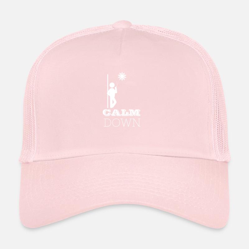 Calm Down - Raucher Arbeit Kollegen Zigarette Trucker Cap