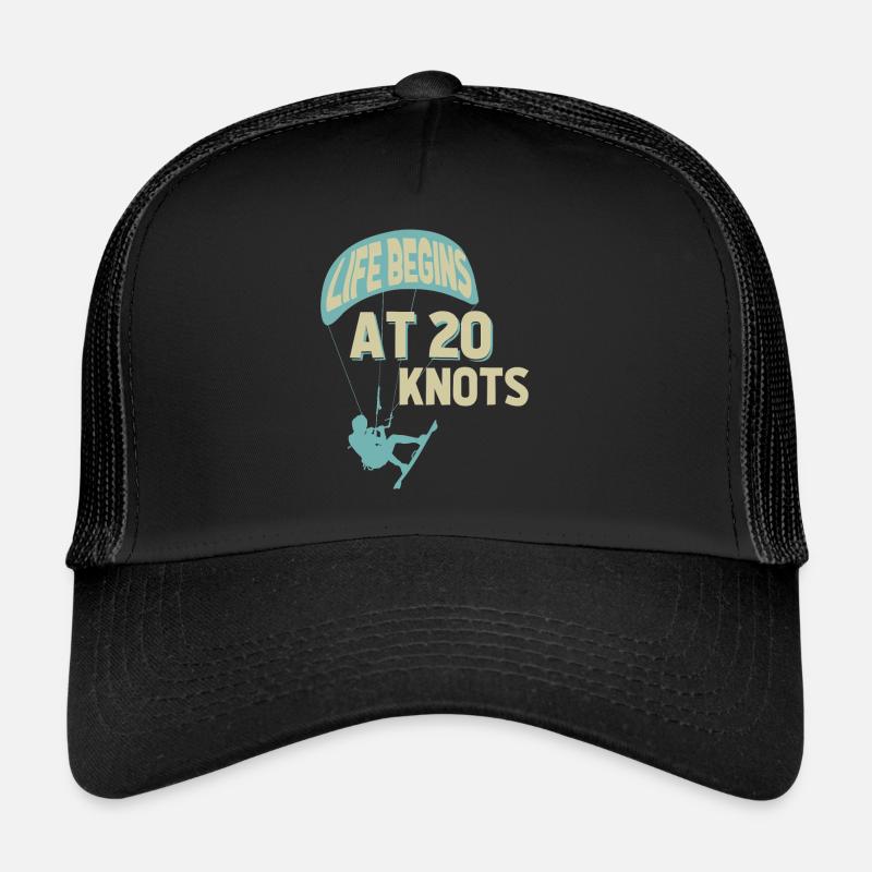 Kitesurf Kitesurfers Kiteboarding Kiteboard Kite Casquette trucker 