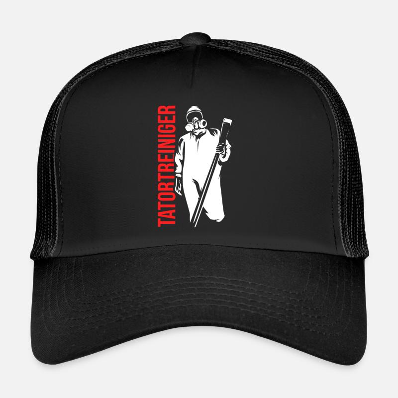 Tatortreiniger - Trucker Cap - Schwarz/Schwarz