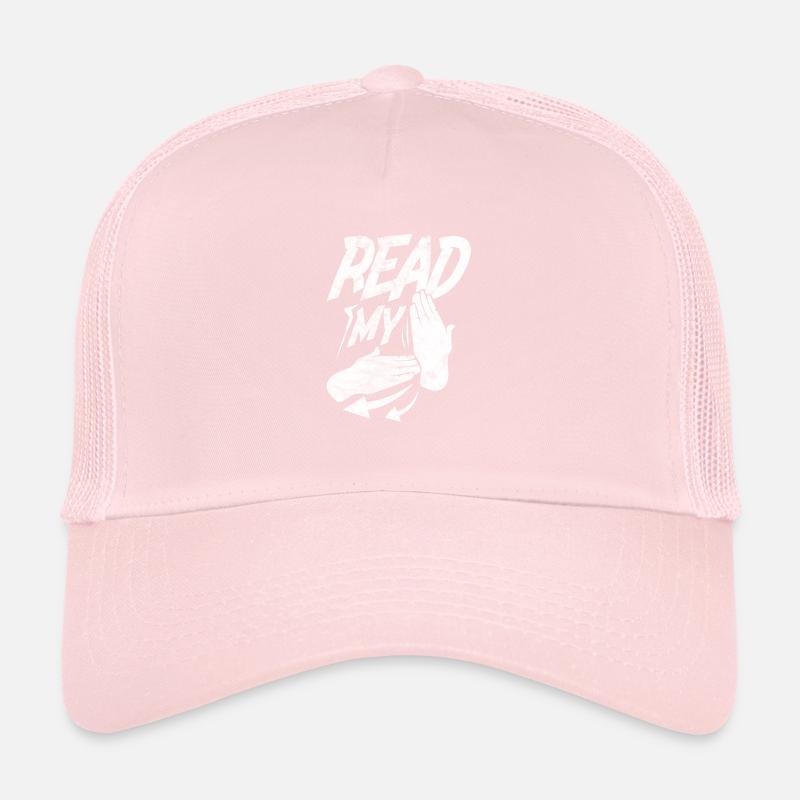 ASL Sign Language Deaf Sign Language Trucker Cap