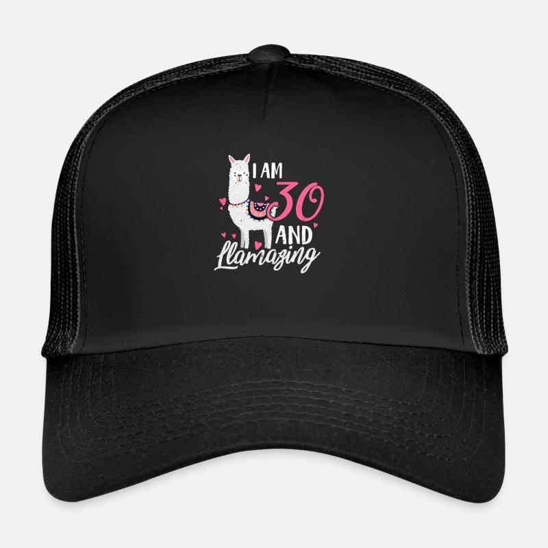 30. Geburtstag Lama Trucker Cap