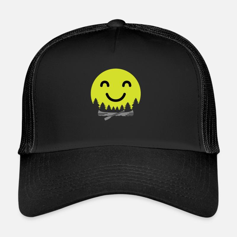 canoe - Trucker Cap - black/black