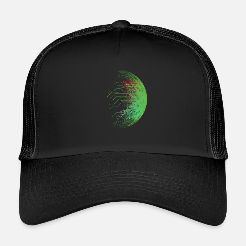 Code binaire Casquette trucker 