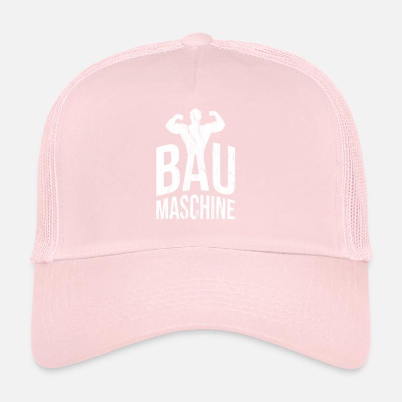 Baumaschine Bauarbeiter Bau Trucker Cap