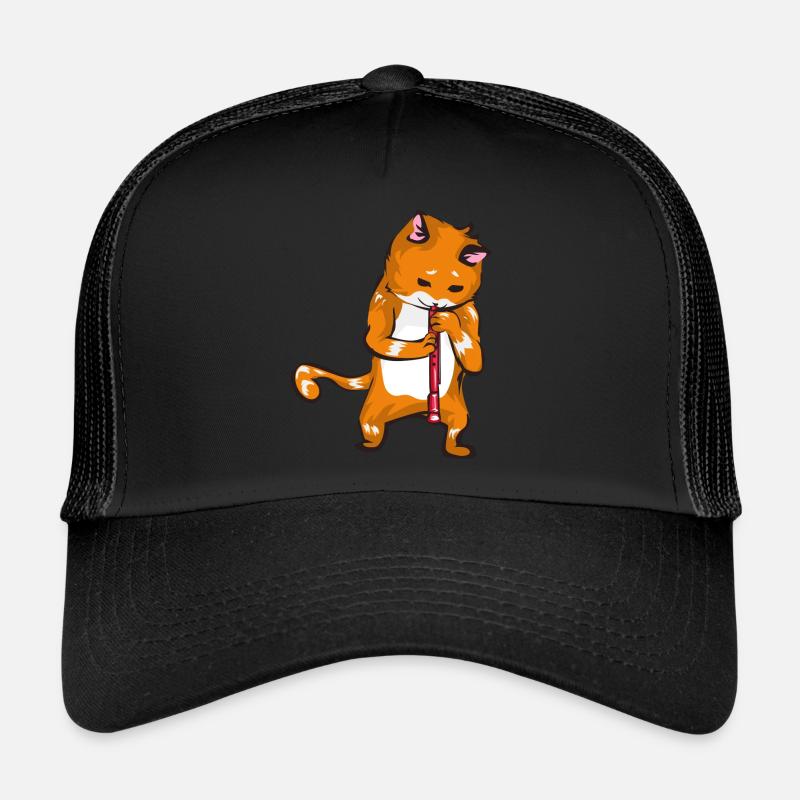 Hautbois chat Casquette trucker 