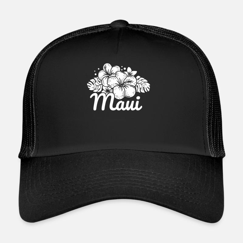 Maui - Casquette trucker  - noir/noir