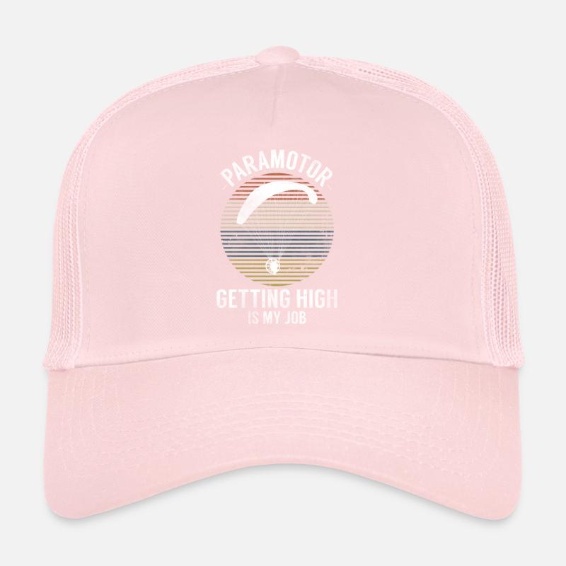 Paramotor Getting High Is My Job Motorschirm Trucker Cap