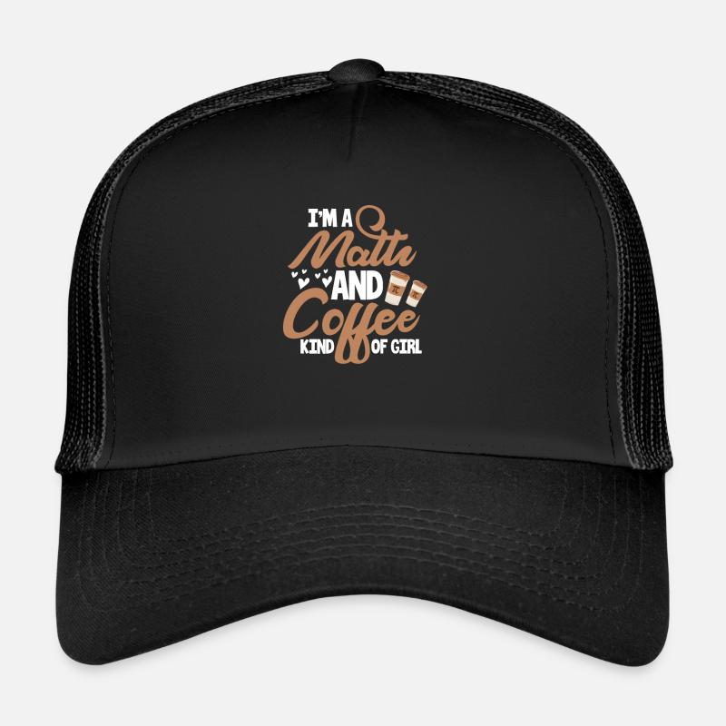 Kaffee Mathematik - Trucker Cap - Schwarz/Schwarz