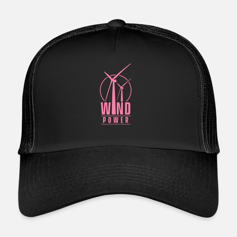 Windmühle - Trucker Cap - Schwarz/Schwarz