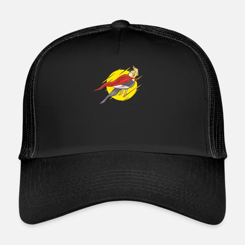 Super cockatiel oiseau oiseau perroquet oiseaux Casquette trucker 
