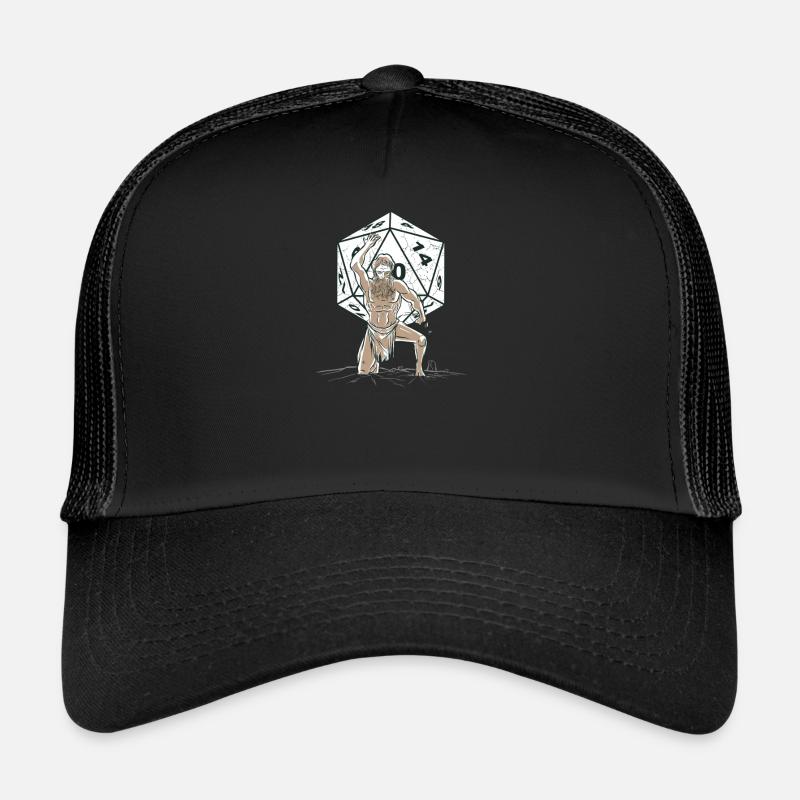 RPG Pen and Paper RPG GAMER cube Dice Dieu Casquette trucker 