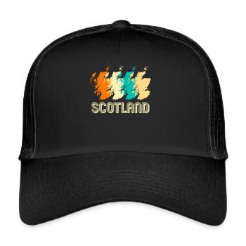 Scotland - Trucker Cap - black/black - Front