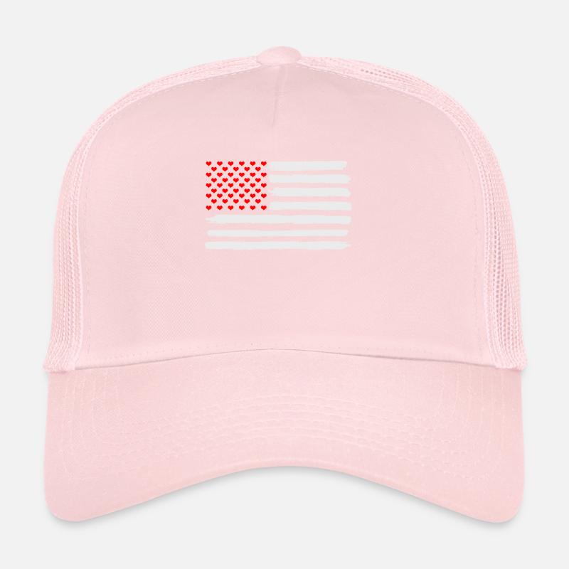 Valentine's Day USA Trucker Cap