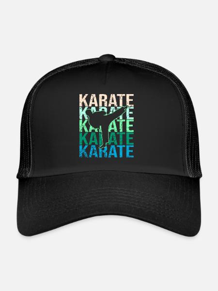 Karate - Trucker Cap - Schwarz/Schwarz
