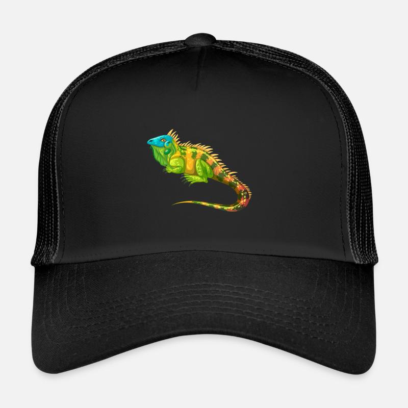Iguana reptile lovers - Trucker Cap - black/black