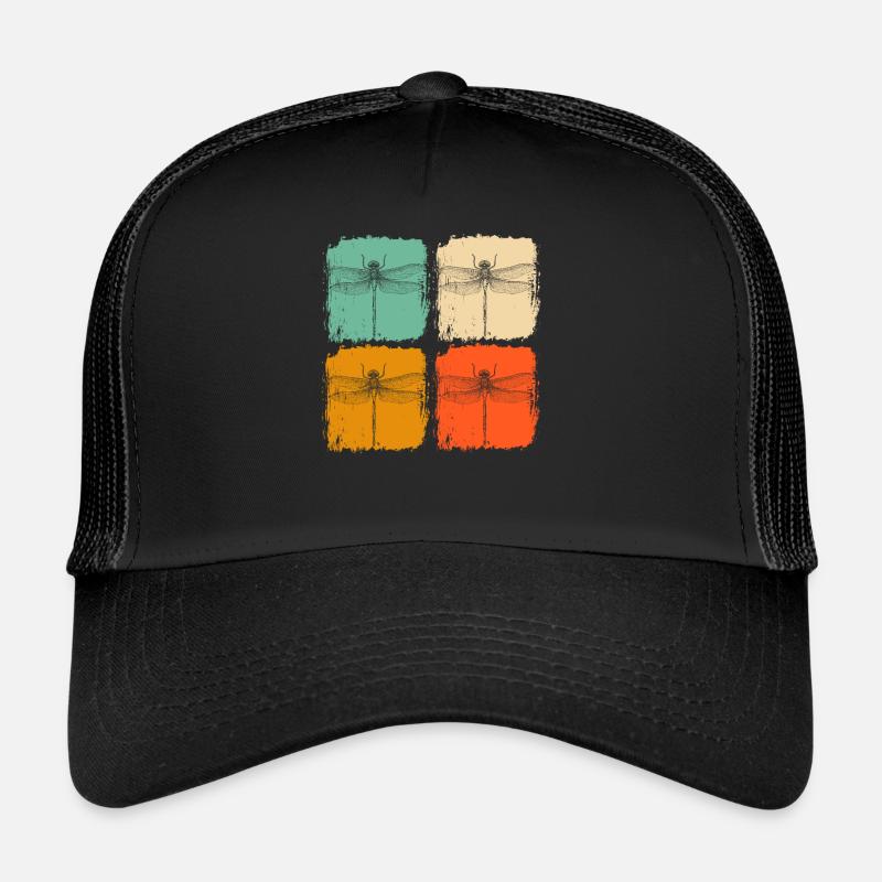 Libelle Libellen Insekten Retro Trucker Cap