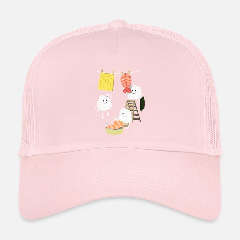 Kawaii Sushi Laundry Trucker Cap