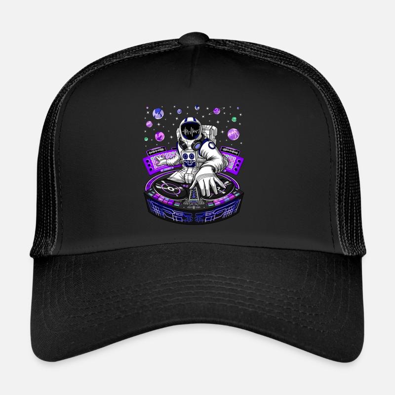 Astronaute Psytrance DJ Casquette trucker 
