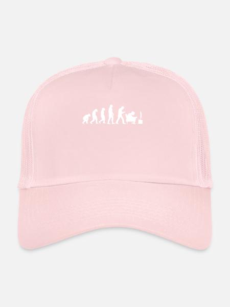 Gamer Gaming PC Jeux de console EVOLUTION Zocker PC - Casquette trucker  - rose pâle - Devant