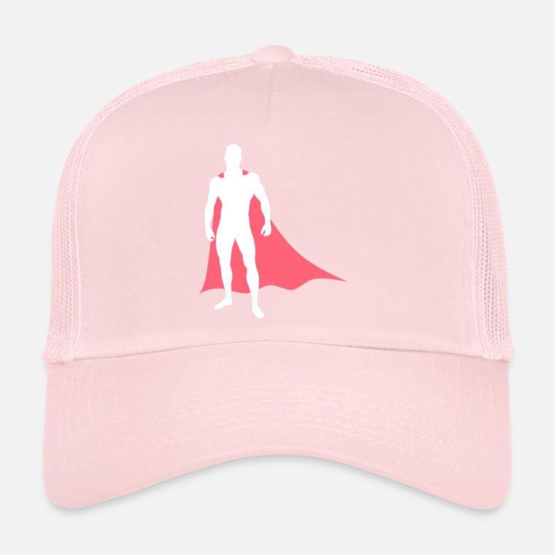 Superhero with cape Trucker Cap