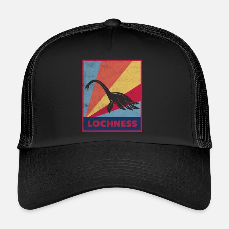 Lochness Nessie Ecosse Casquette trucker 