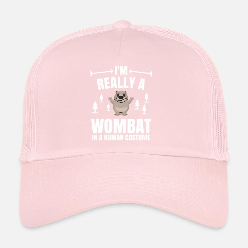 Wombat marsupial Australia gift Trucker Cap