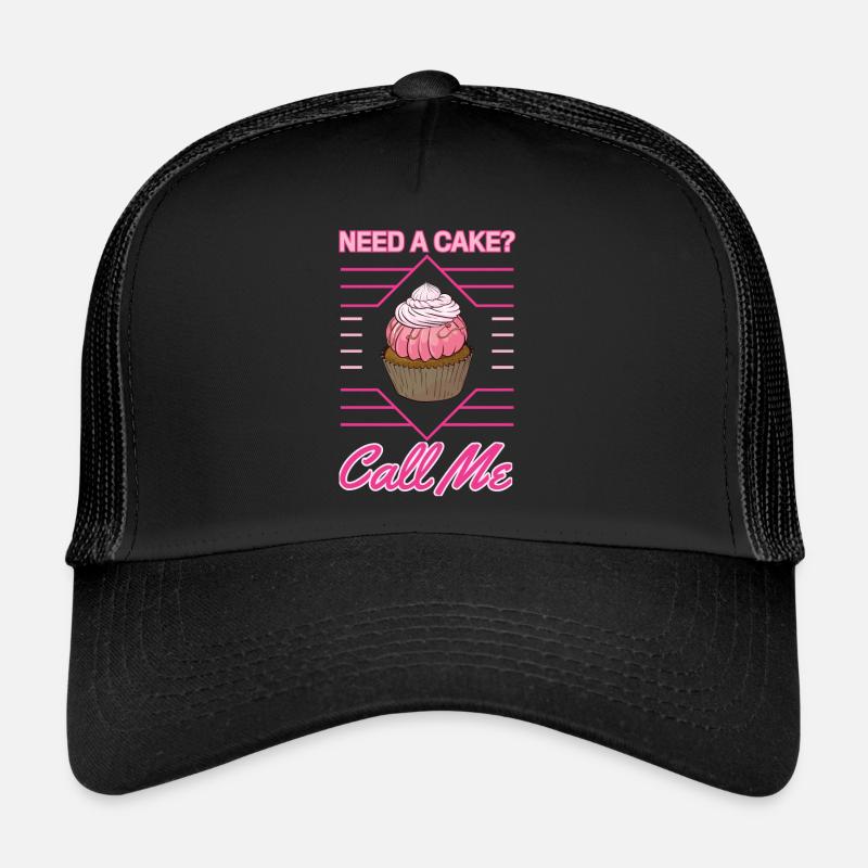 Besoin d'un gâteau Appelez-moi un gâteau Cupcake Gift Casquette trucker 