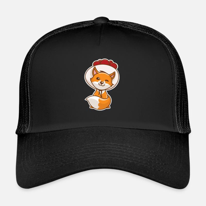 Fuchs Bollenhut Schwarzwald Rotfuchs Reineke Trucker Cap