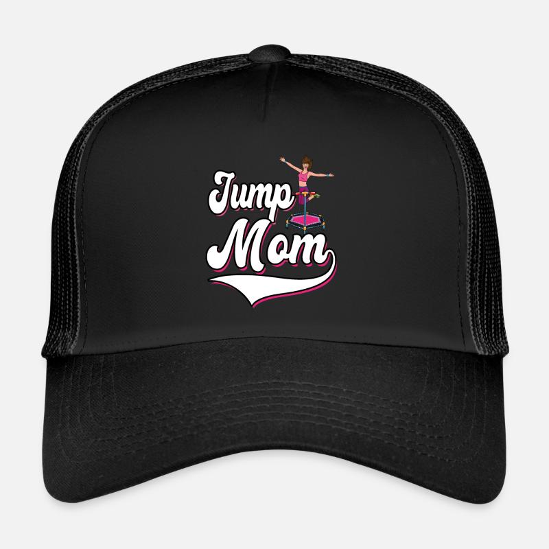 Jumping Mama Mutter Trampolin Sport Trucker Cap