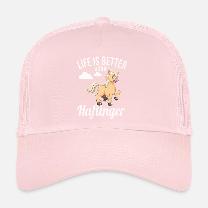 Haflinger foal horse ride gift Trucker Cap