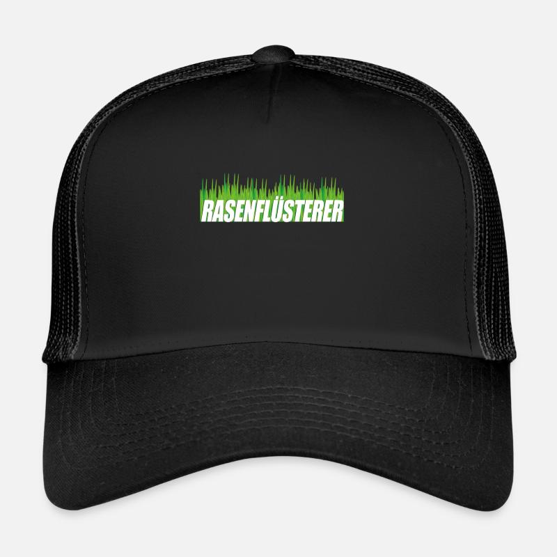 Rasenflüsterer - Trucker Cap - Schwarz/Schwarz