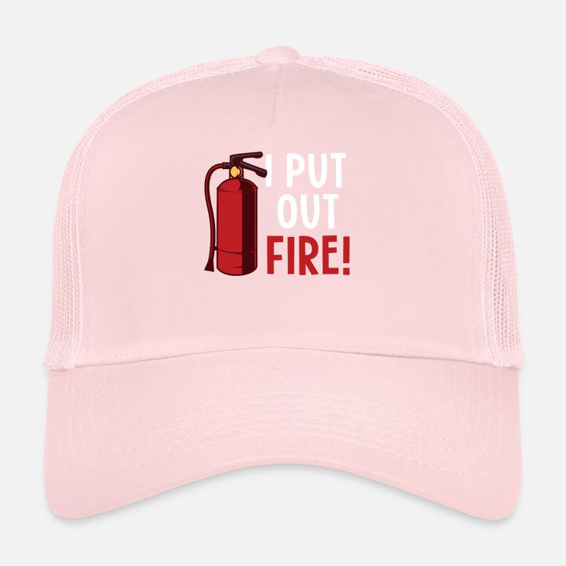Firefighters fire extinguishers Trucker Cap