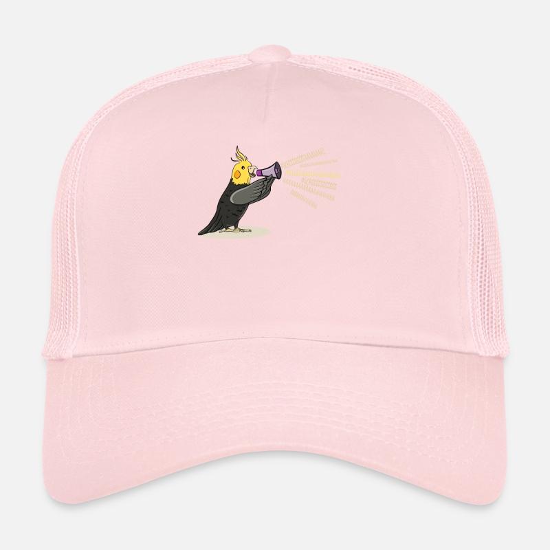 Oiseau calopsitte drôle Casquette trucker 