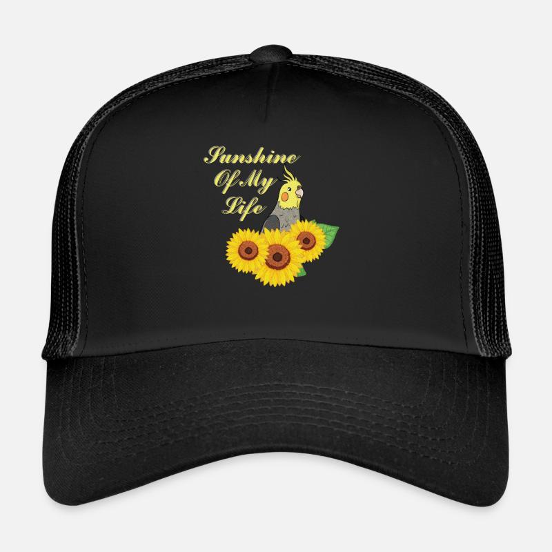 Oiseau calopsitte drôle Casquette trucker 