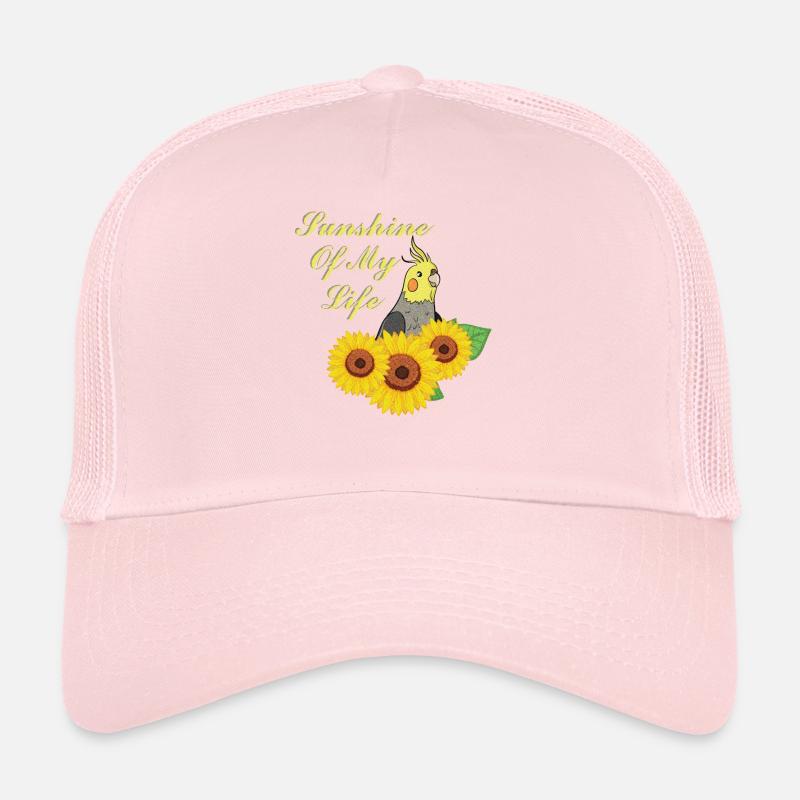 Oiseau calopsitte drôle Casquette trucker 