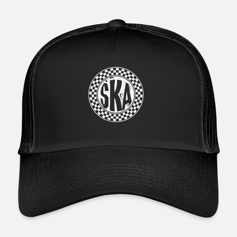 Ska music - Trucker Cap - black/black