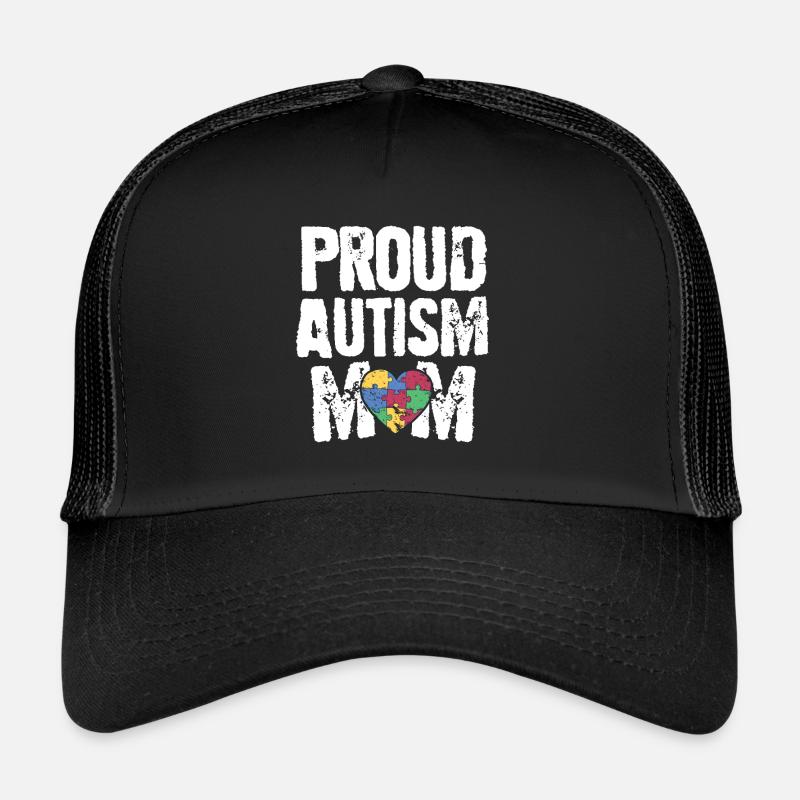 Journée de sensibilisation à l'autisme Maman de l'autisme Soyez différent Casquette trucker 