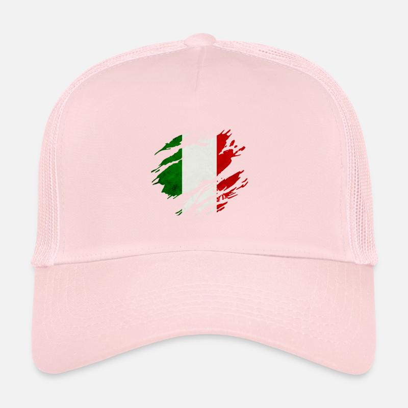 Drapeau Italie Casquette trucker 
