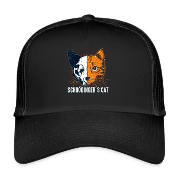 Schrödinger's Cat - Trucker Cap - black/black - Front