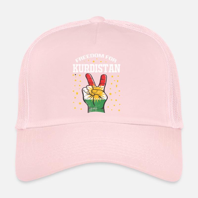 Kurdistan Kurds Kurds gift azadi rojava iraq Trucker Cap