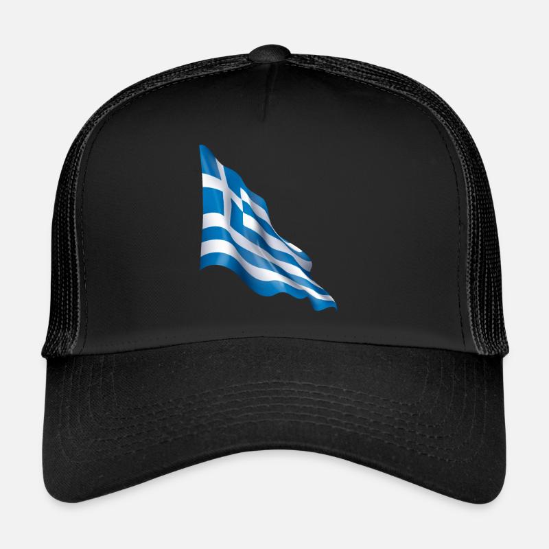 Greece flag Trucker Cap