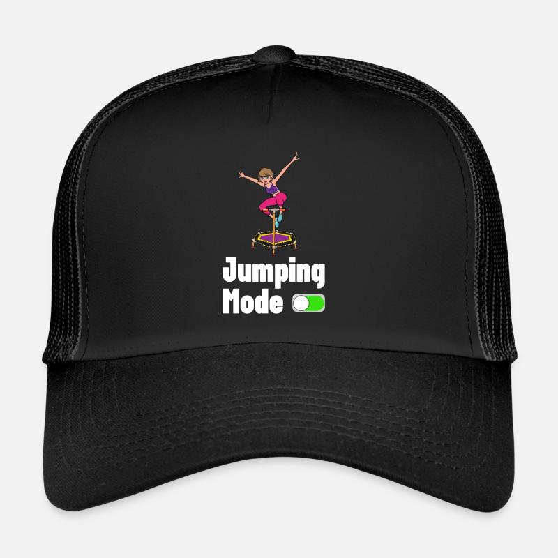 Jumping Trampolin Jumpstyle Hüpfen Sport - Trucker cap - sort/sort