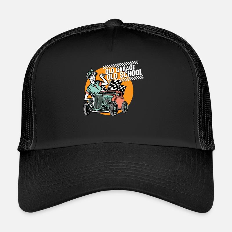 Pinup vintage rockabilly Trucker Cap