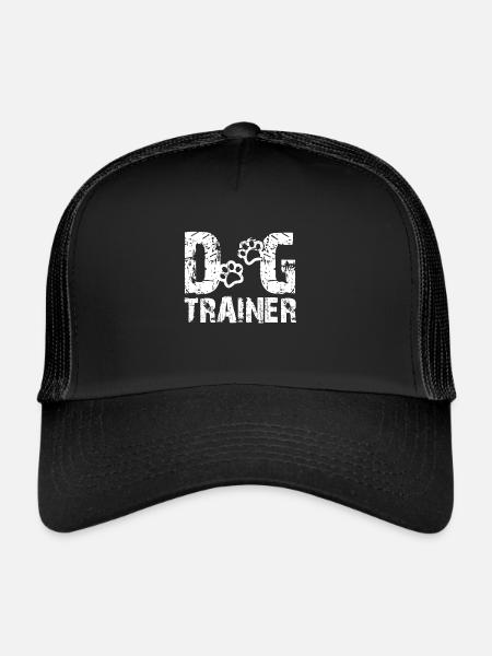 Dog trainer - Trucker Cap - black/black - Front