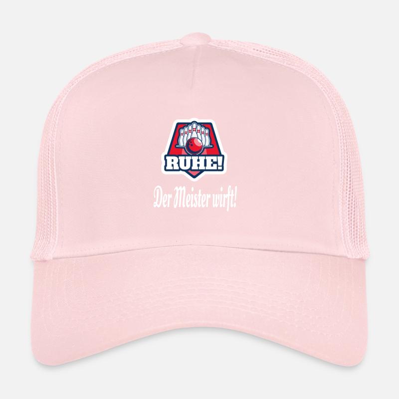 Calm The Master Throws Happens Bowling Bowling Trucker Cap