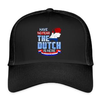 Dutch Dutch Funny - Trucker Cap - black/black - Front