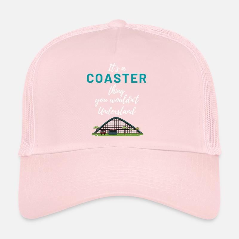 Roller coaster amusement park fun fair 12 Trucker Cap