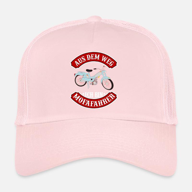 Aus dem Weg ich bin Mofafahrer Mofa Moped Geschenk Trucker Cap